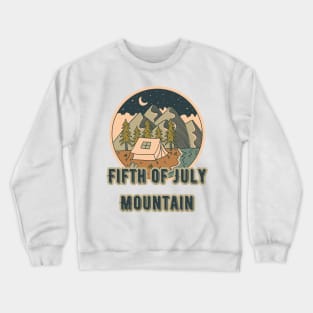 Fifth of July Mountain Crewneck Sweatshirt